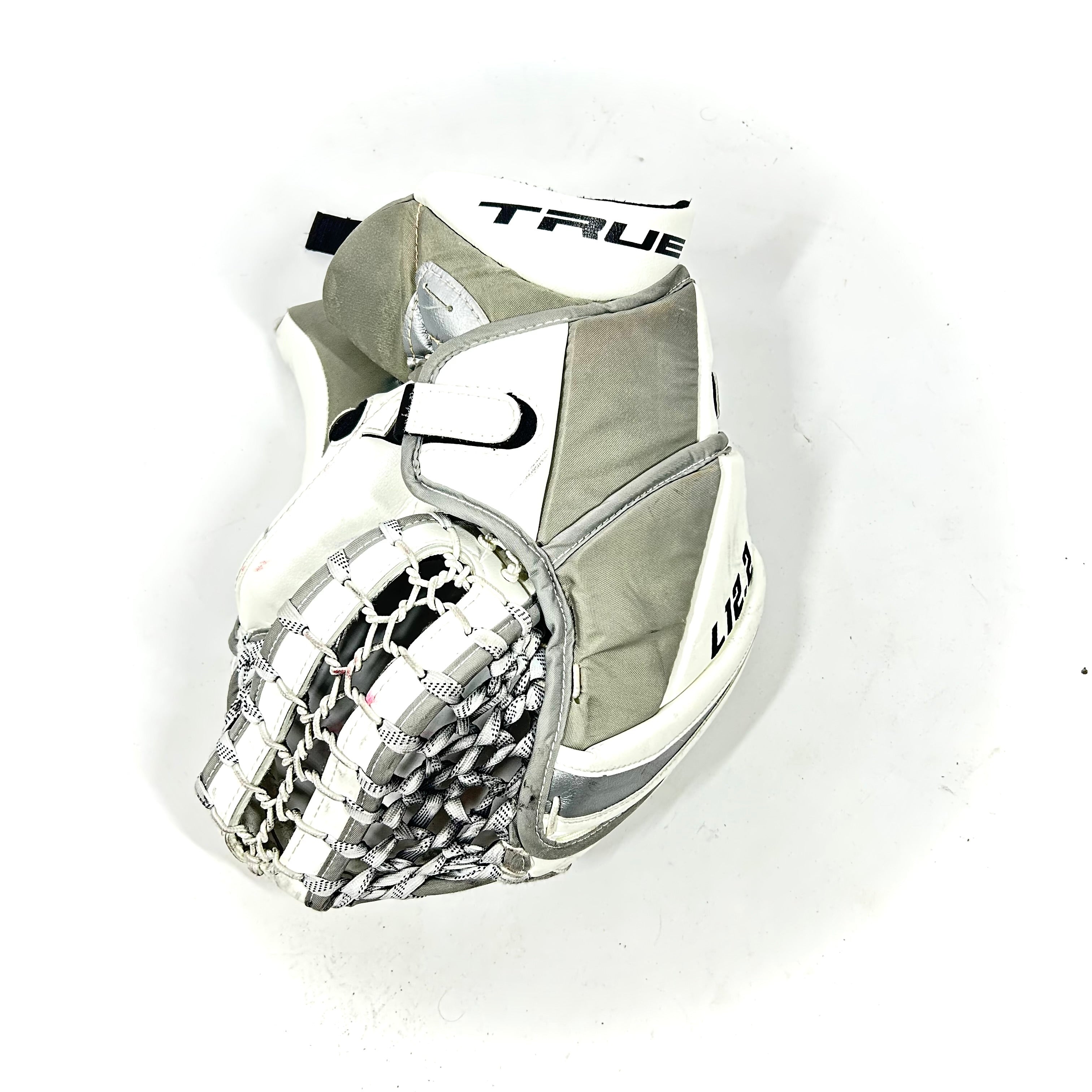 True L12.2 - Gant de gardien Pro Stock d'occasion (blanc/gris)